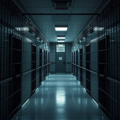 Imagen de una celda de m치xima seguridad