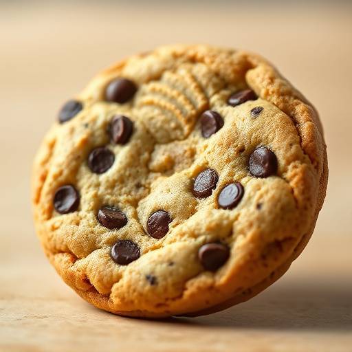 Imagen ilustrativa de una cookie de internet, representando la política de cookies.